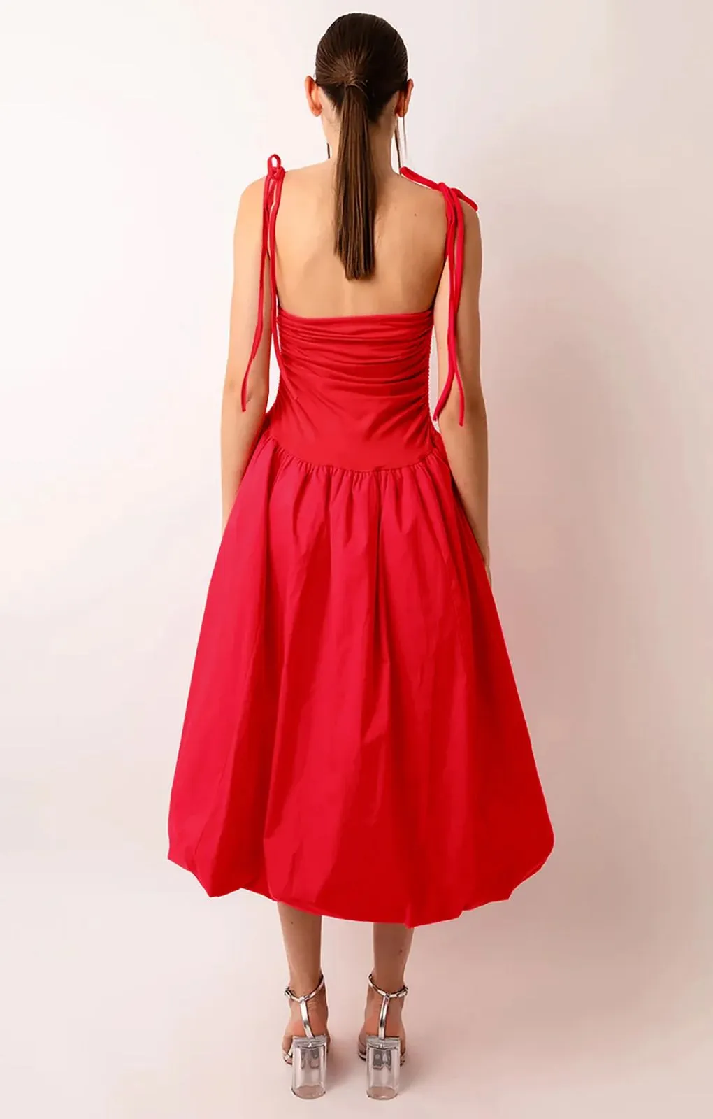 Amy Lynn Alexa Cherry Puffball Dress