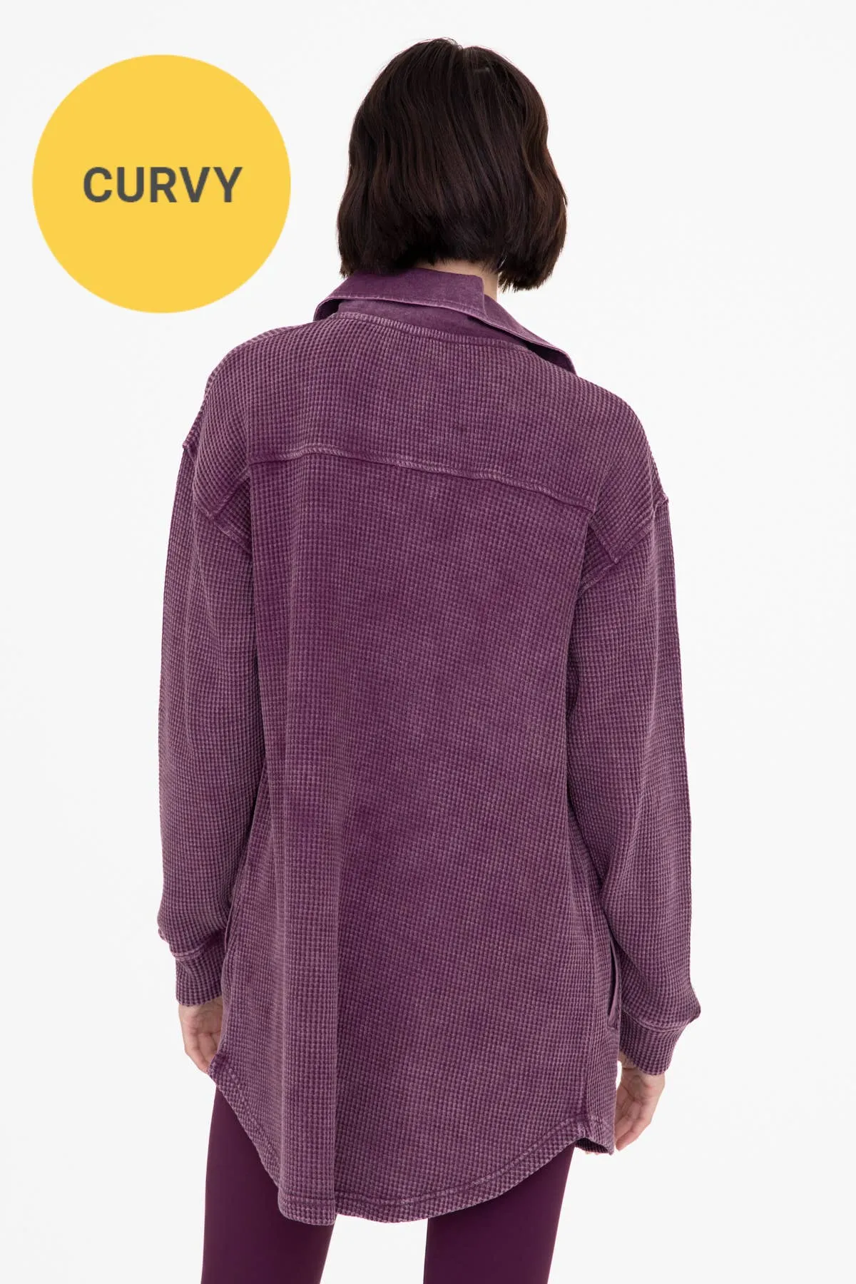 CURVY Waffle Jacket