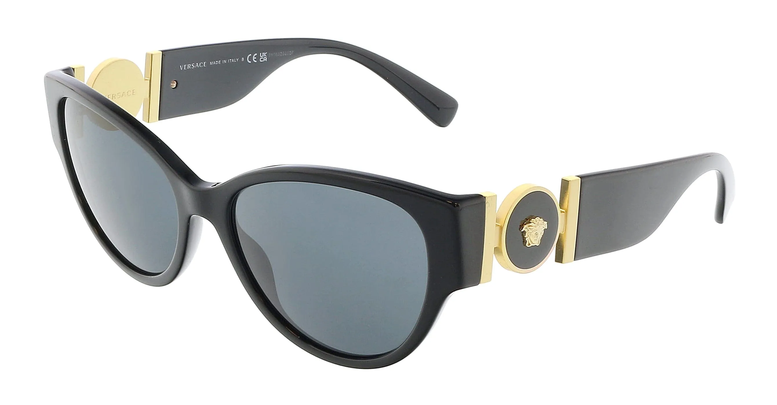 Defective Versace 0VE4368 GB1/8756 Cat Eye  Black Sunglasses