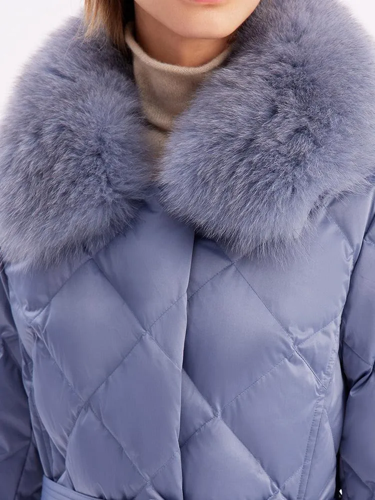 Fox Fur Goose Down Coat