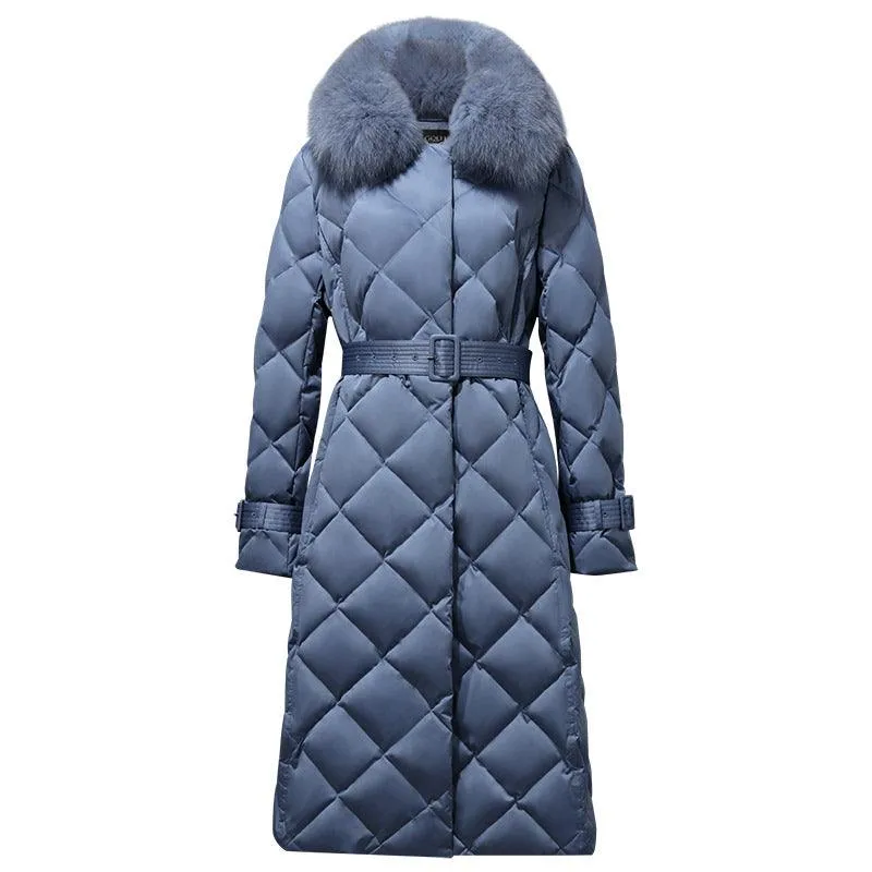 Fox Fur Goose Down Coat