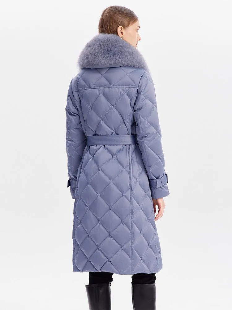 Fox Fur Goose Down Coat