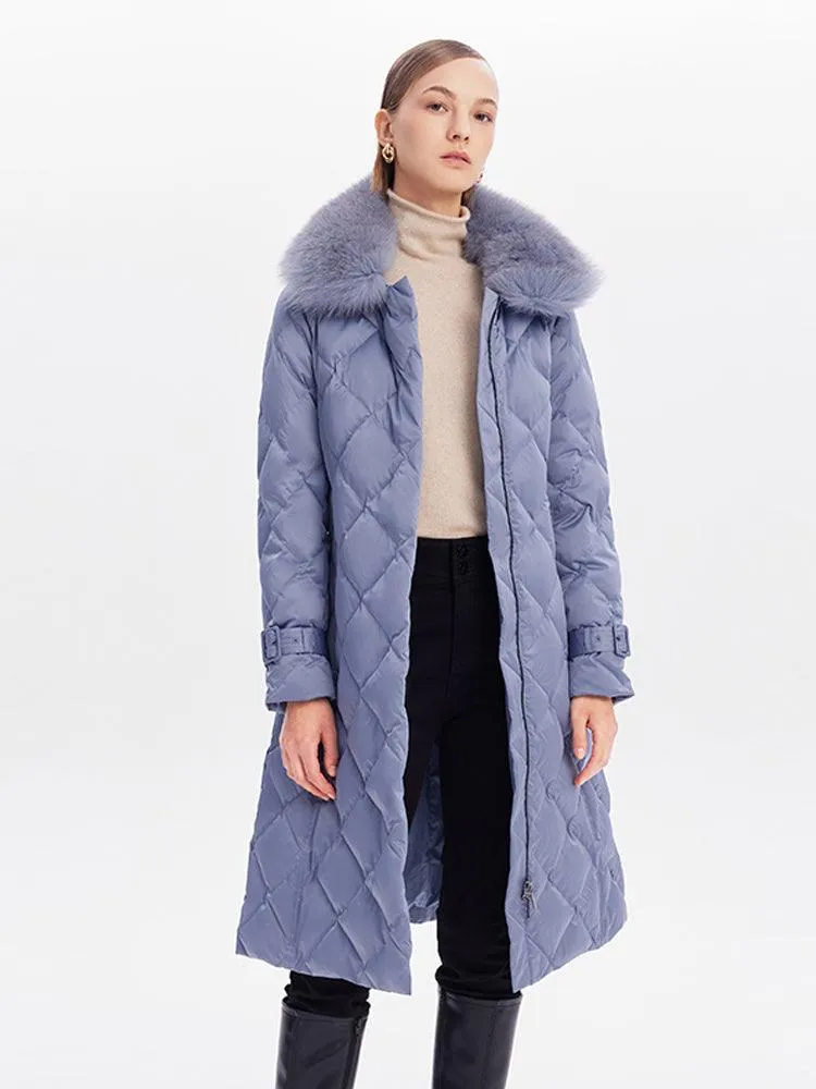 Fox Fur Goose Down Coat