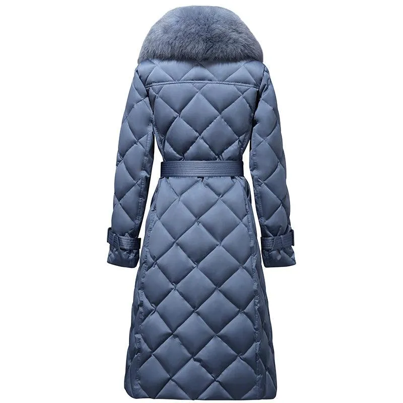 Fox Fur Goose Down Coat