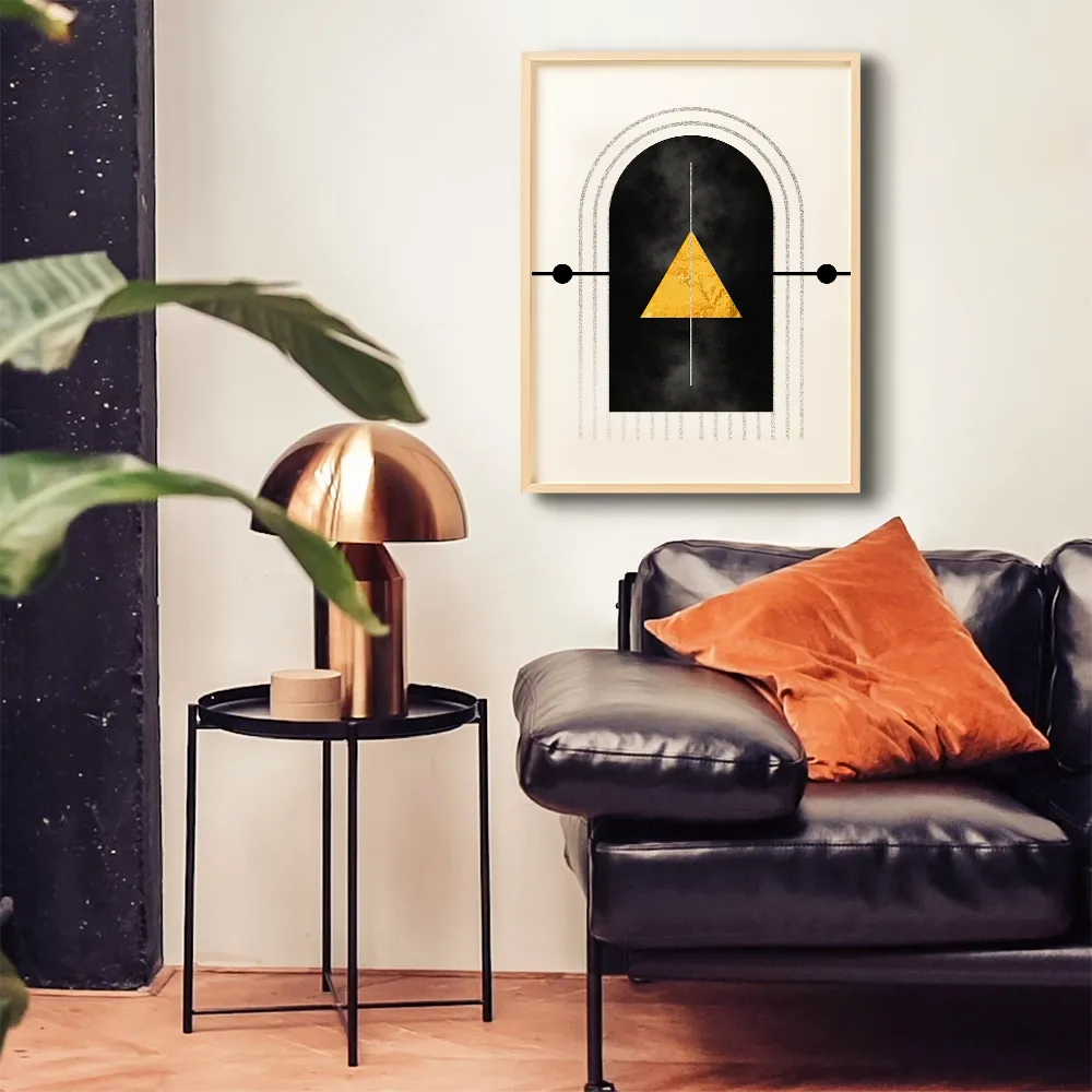 Geometric Door Abstract Wall Art