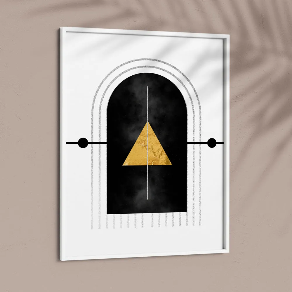 Geometric Door Abstract Wall Art