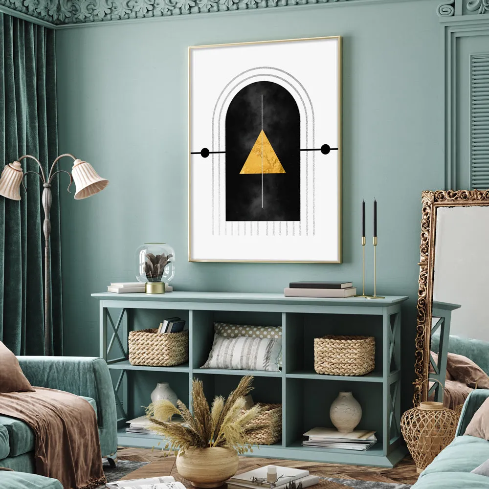Geometric Door Abstract Wall Art