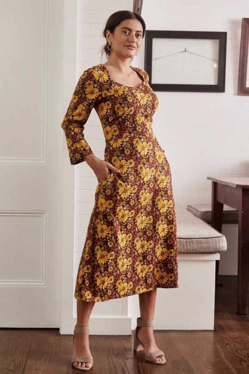 Mahashe Briana Midi Dress Sunflower
