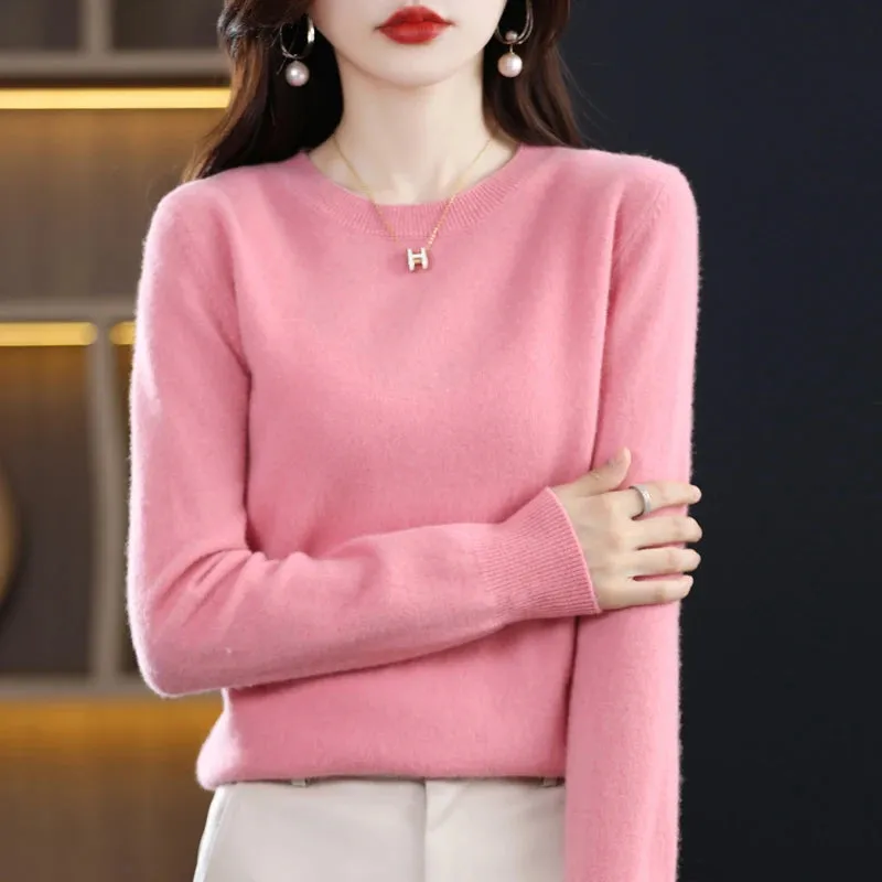 Maren:  100% pure wool cashmere sweater for winter and autumn