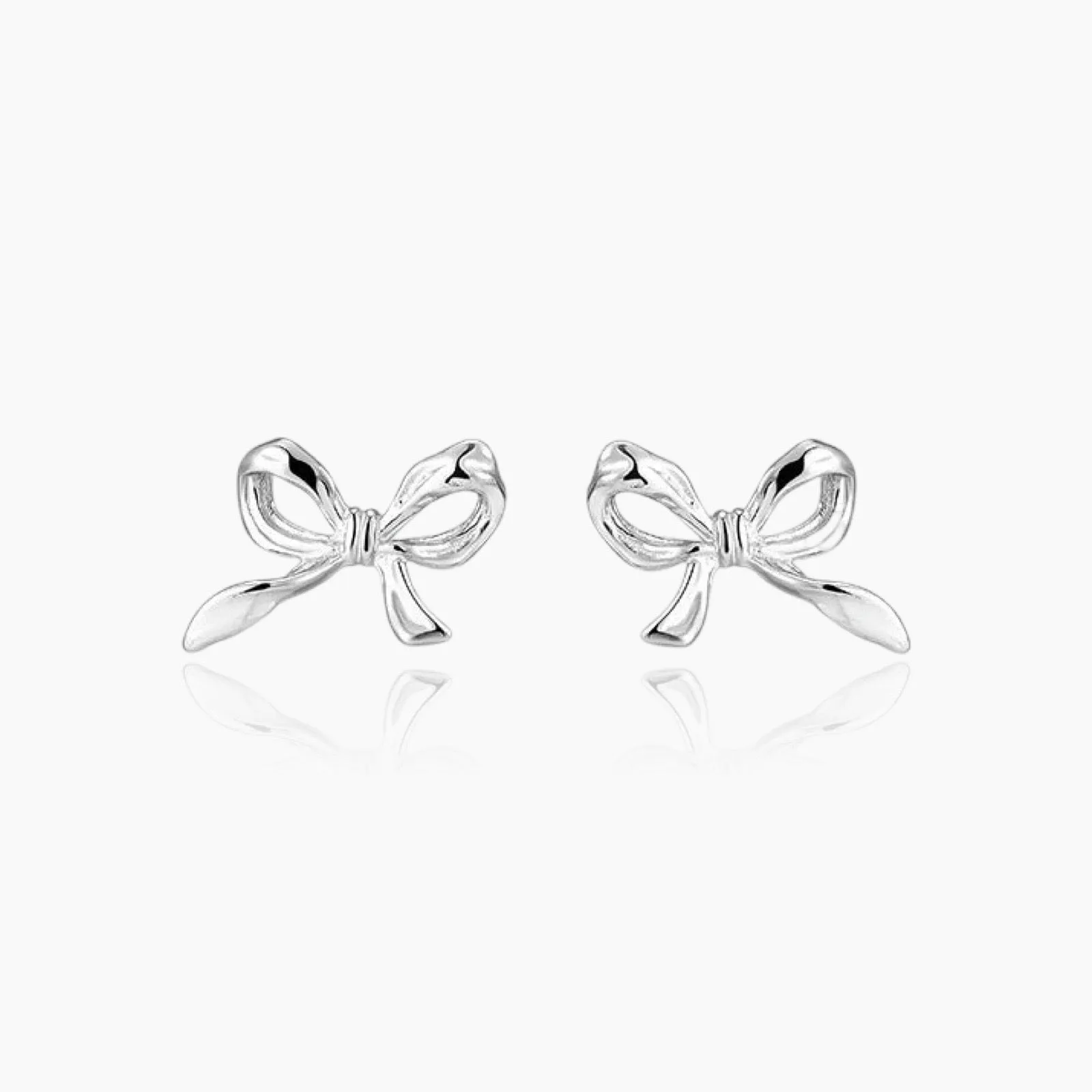 Minimalist Bow Tie Studs