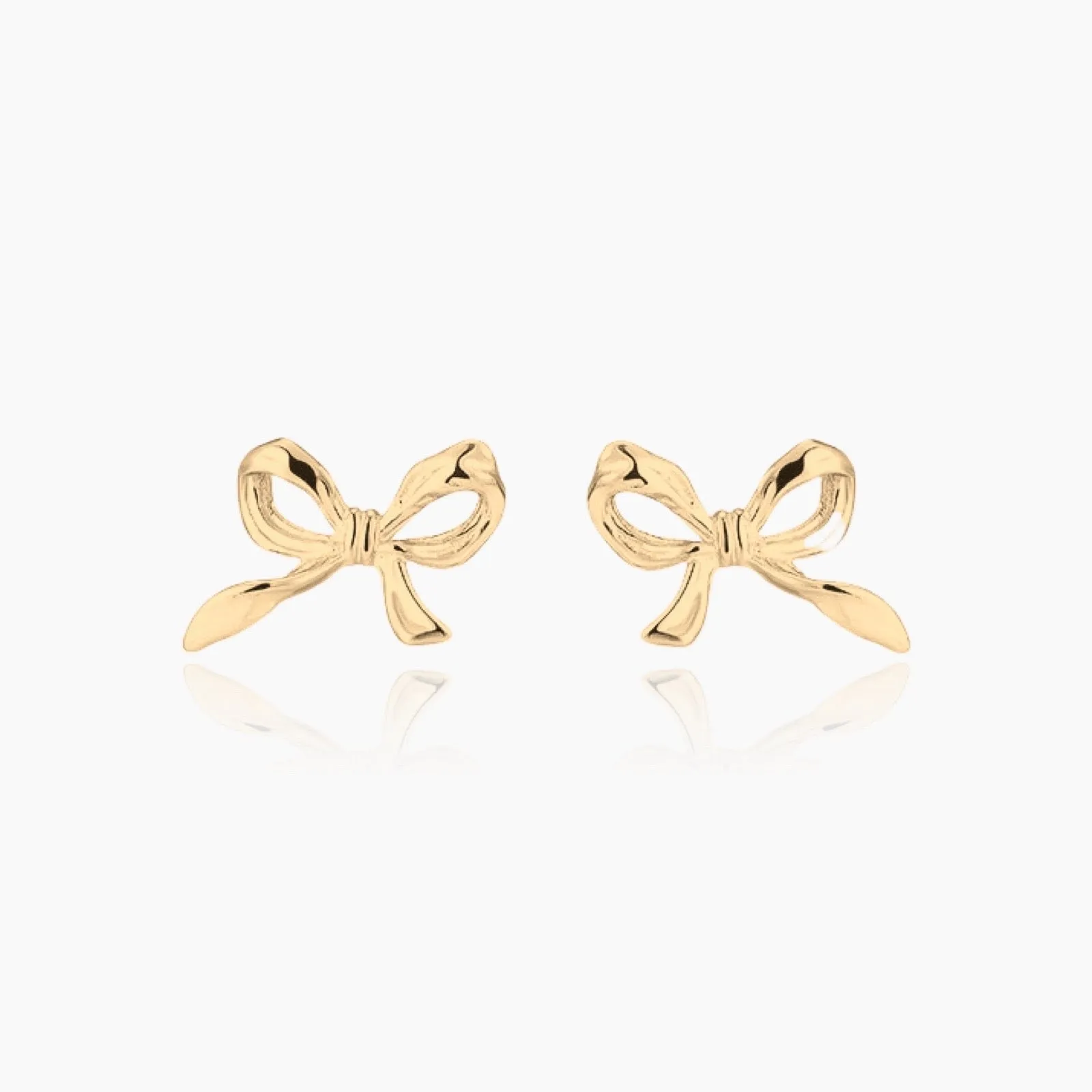 Minimalist Bow Tie Studs