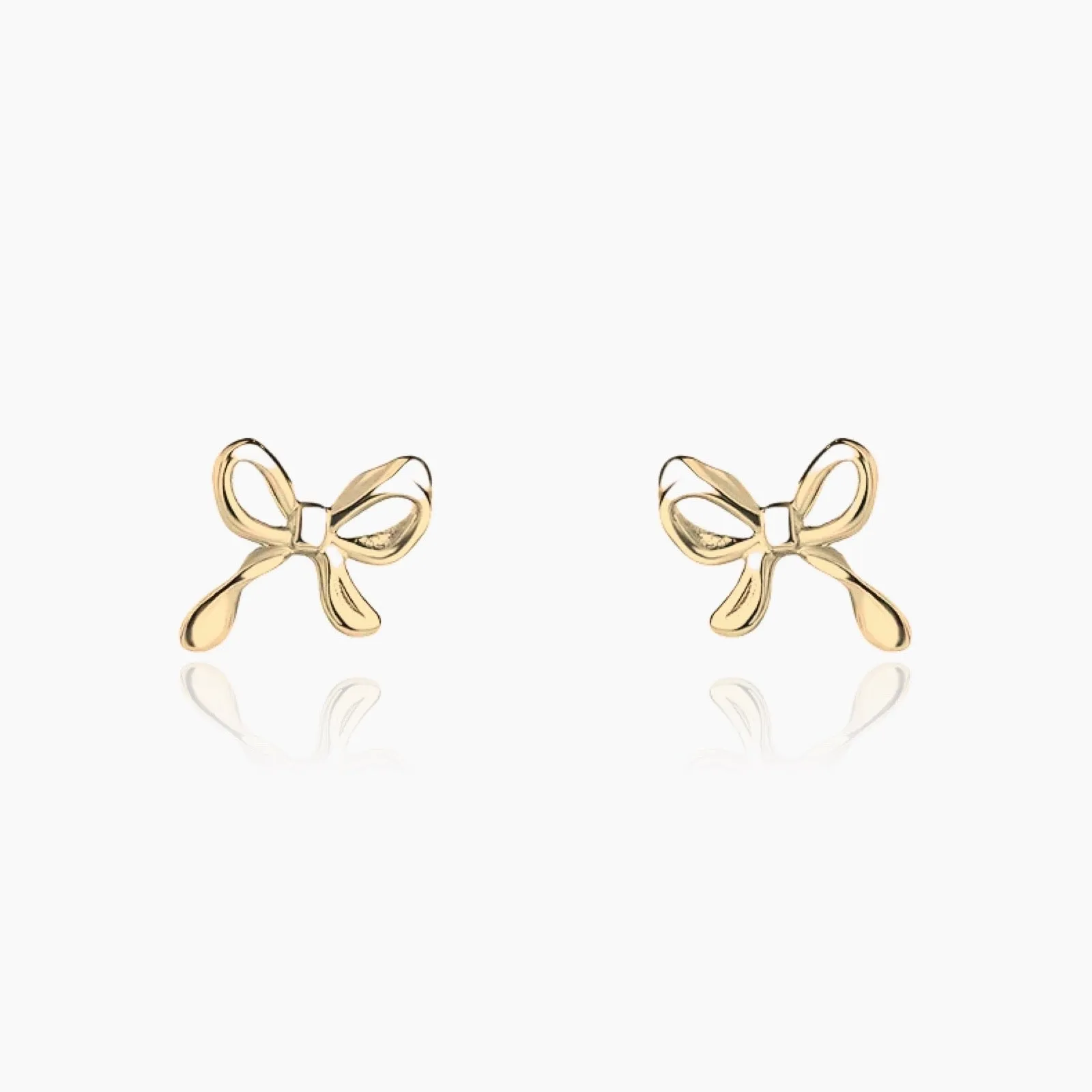 Minimalist Bow Tie Studs