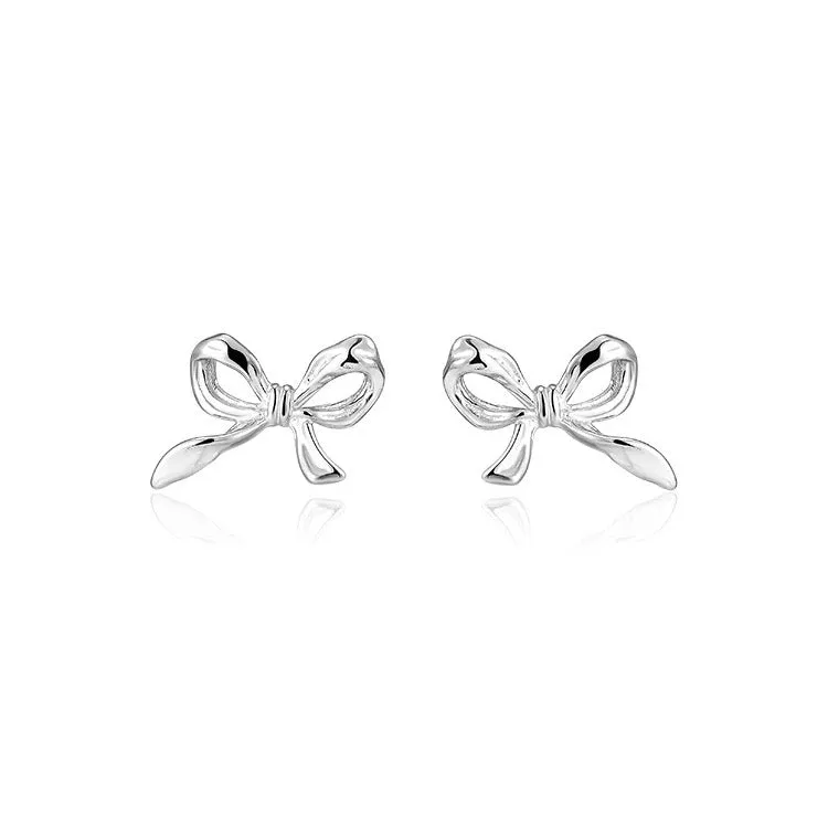 Minimalist Bow Tie Studs