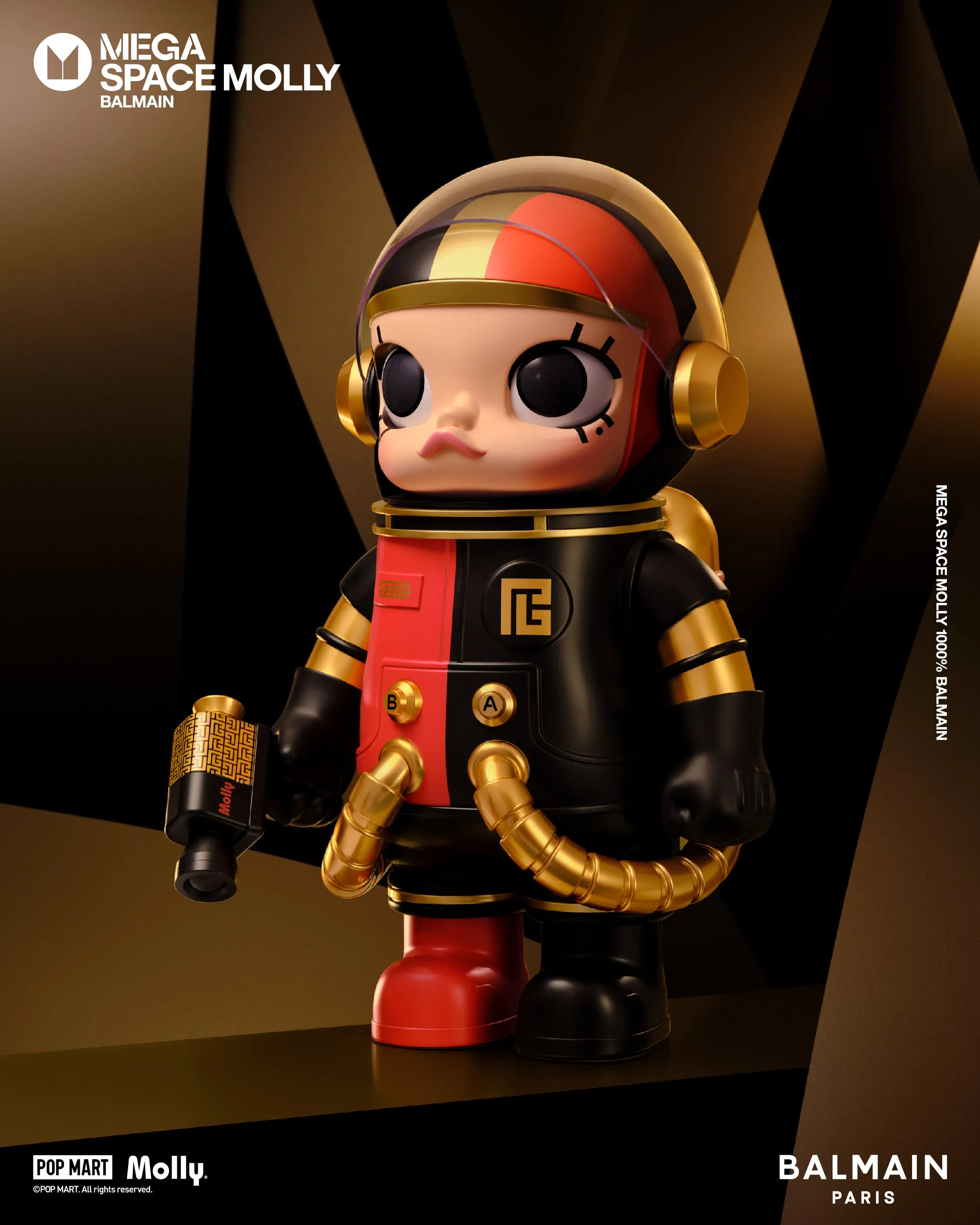 POP MART MEGA SPACE MOLLY 1000% Balmain