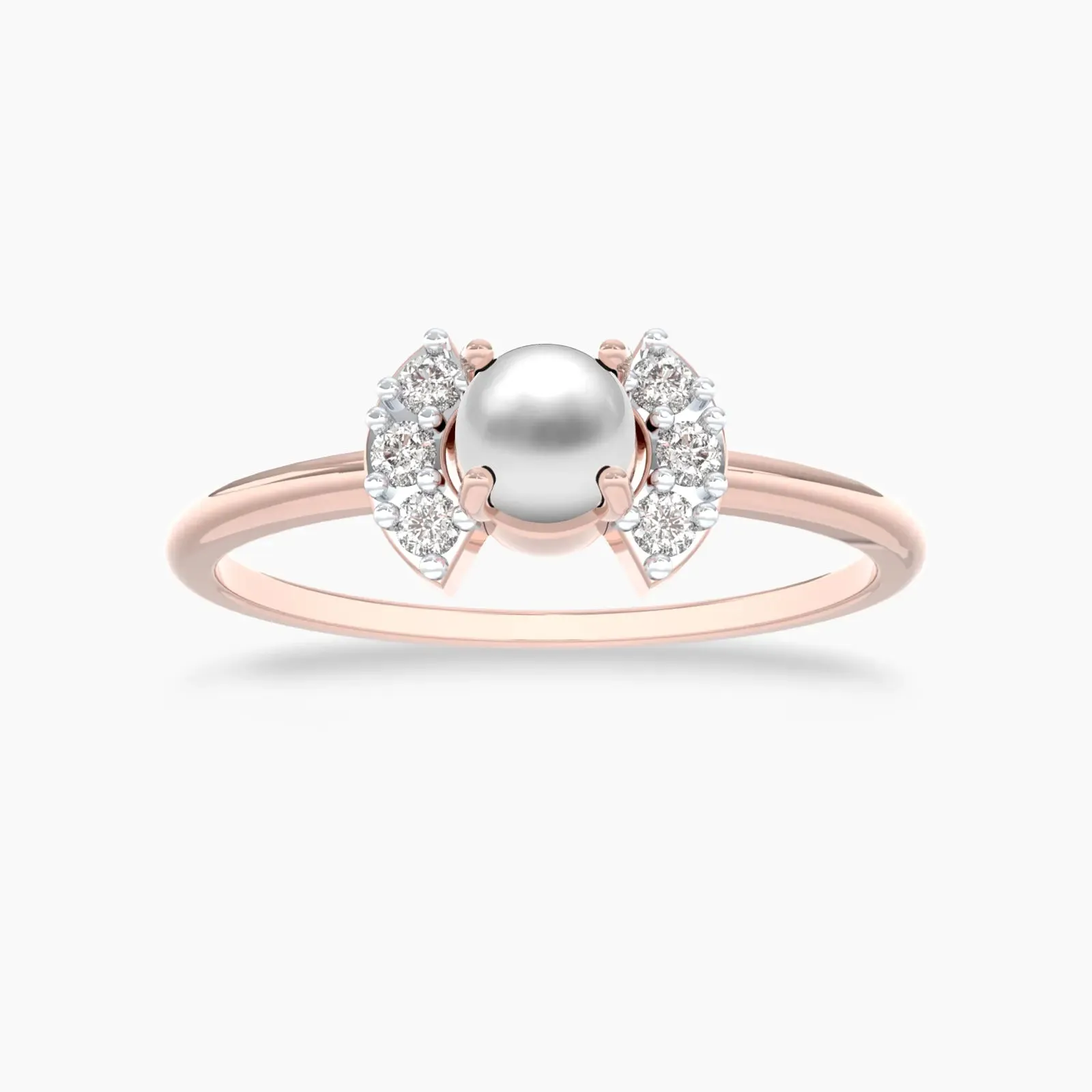 Rose Gold Perlina Luxe Ring