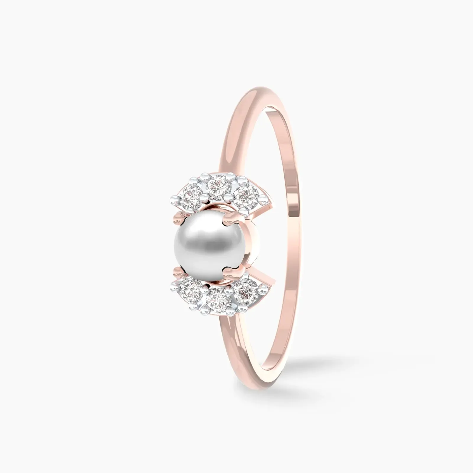 Rose Gold Perlina Luxe Ring