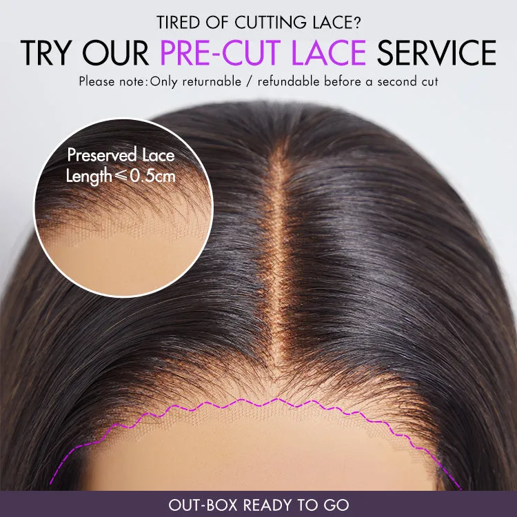 Special Deal | Chic & Natural Layered Bob Wig Pre-Cut Minimalist HD Lace Glueless Wig- US Only