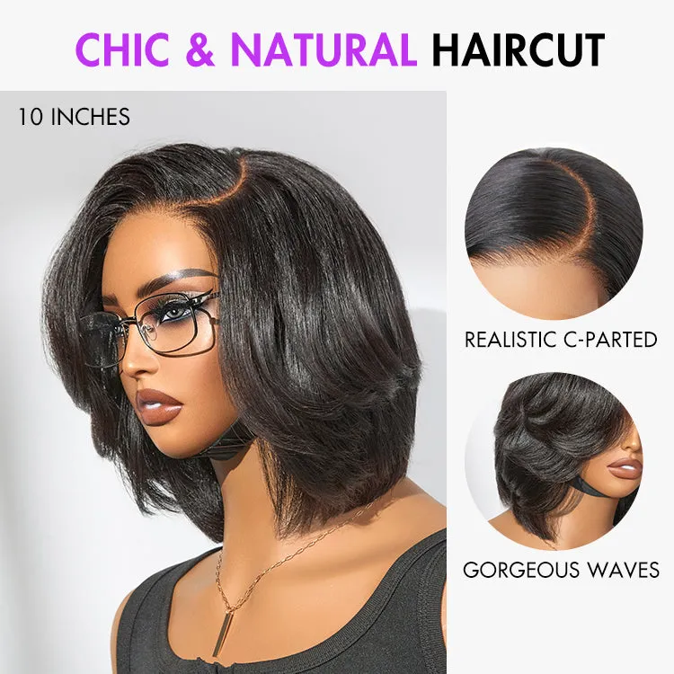 Special Deal | Chic & Natural Layered Bob Wig Pre-Cut Minimalist HD Lace Glueless Wig- US Only