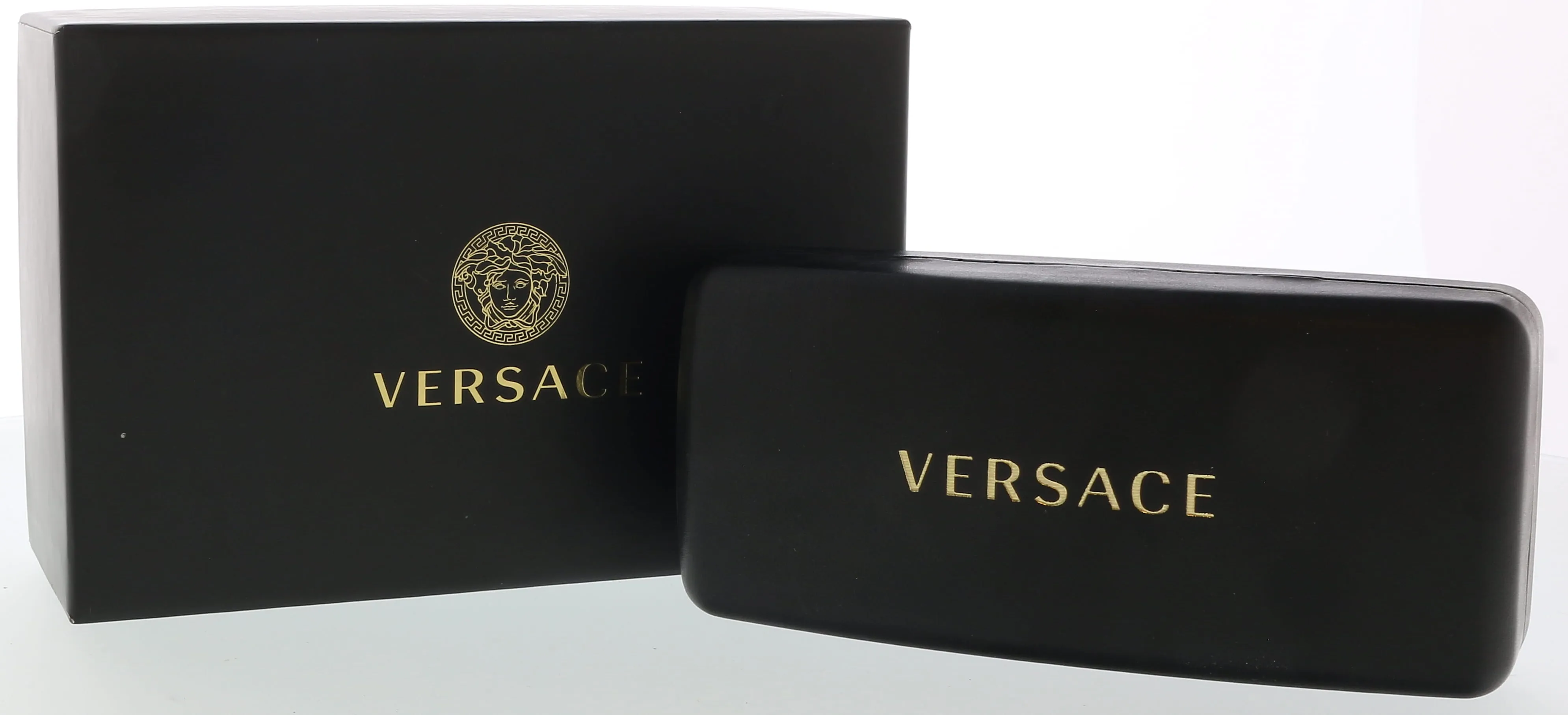 Versace 0VE2233 1472C860 Full Rim Red Gold Aviator Sunglasses