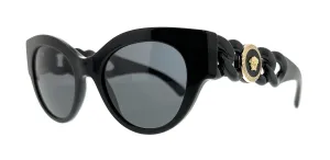 Versace 0VE4408 GB1/87 Black Cat Eye Sunglasses