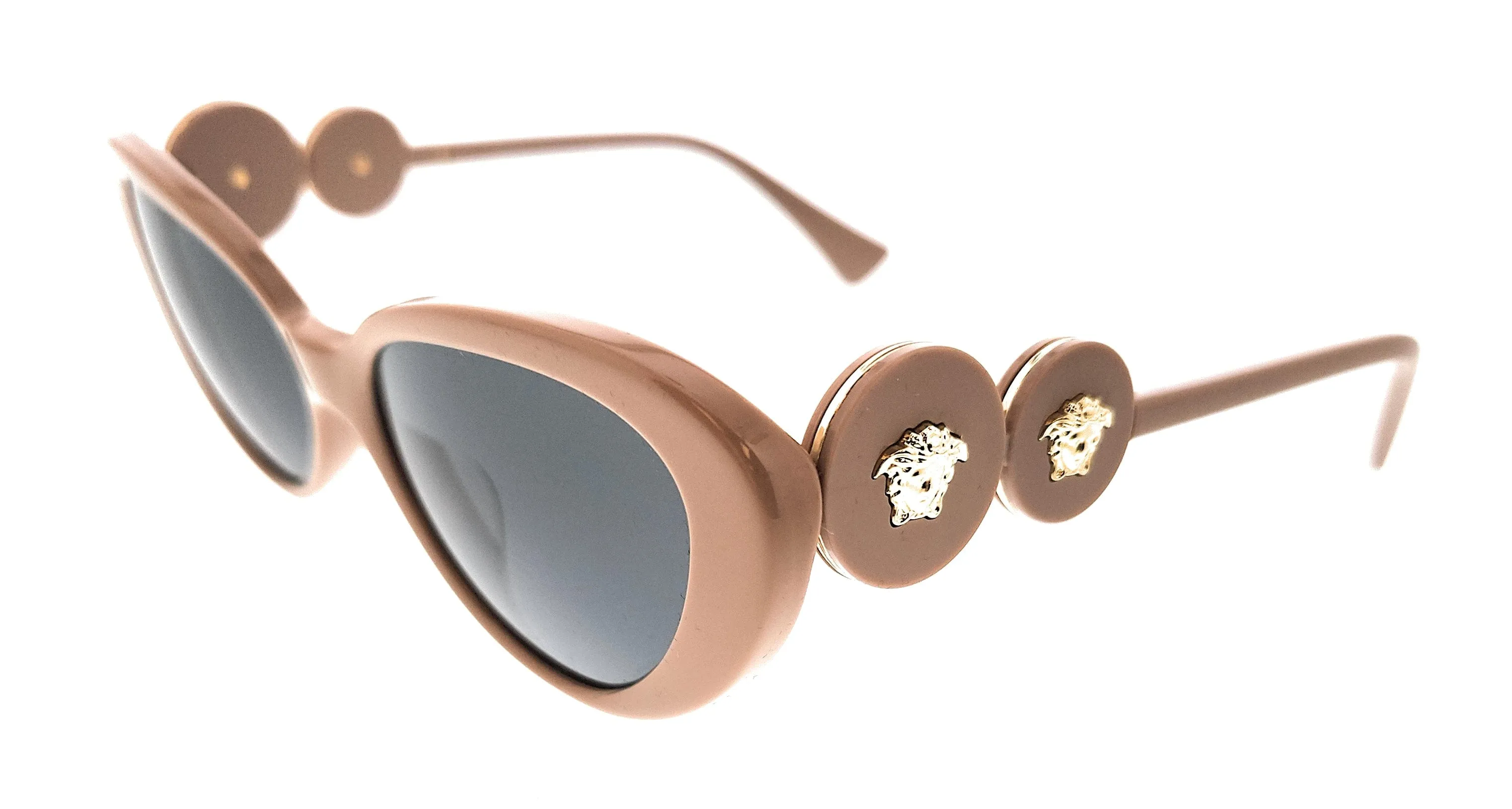 Versace 0VE4433U 538387 Full Rim Beige Cat Eye Sunglasses