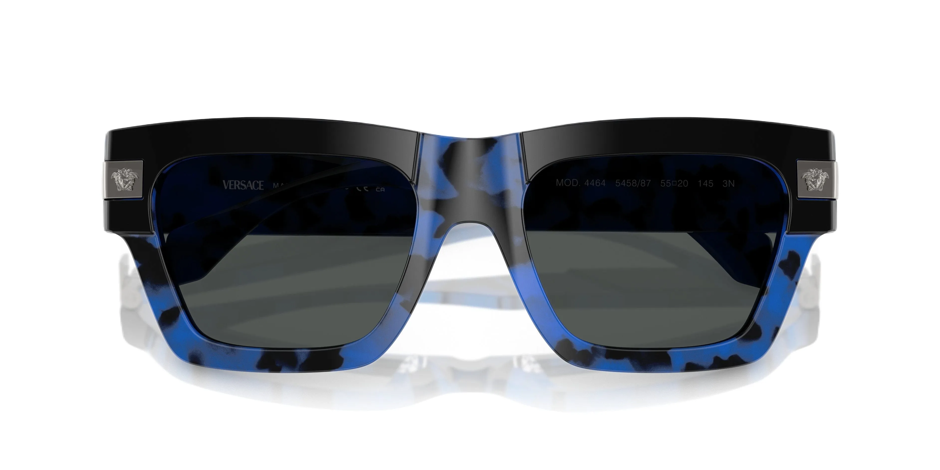 Versace 0VE4464 545887 Havana blue Rectangle Sunglasses