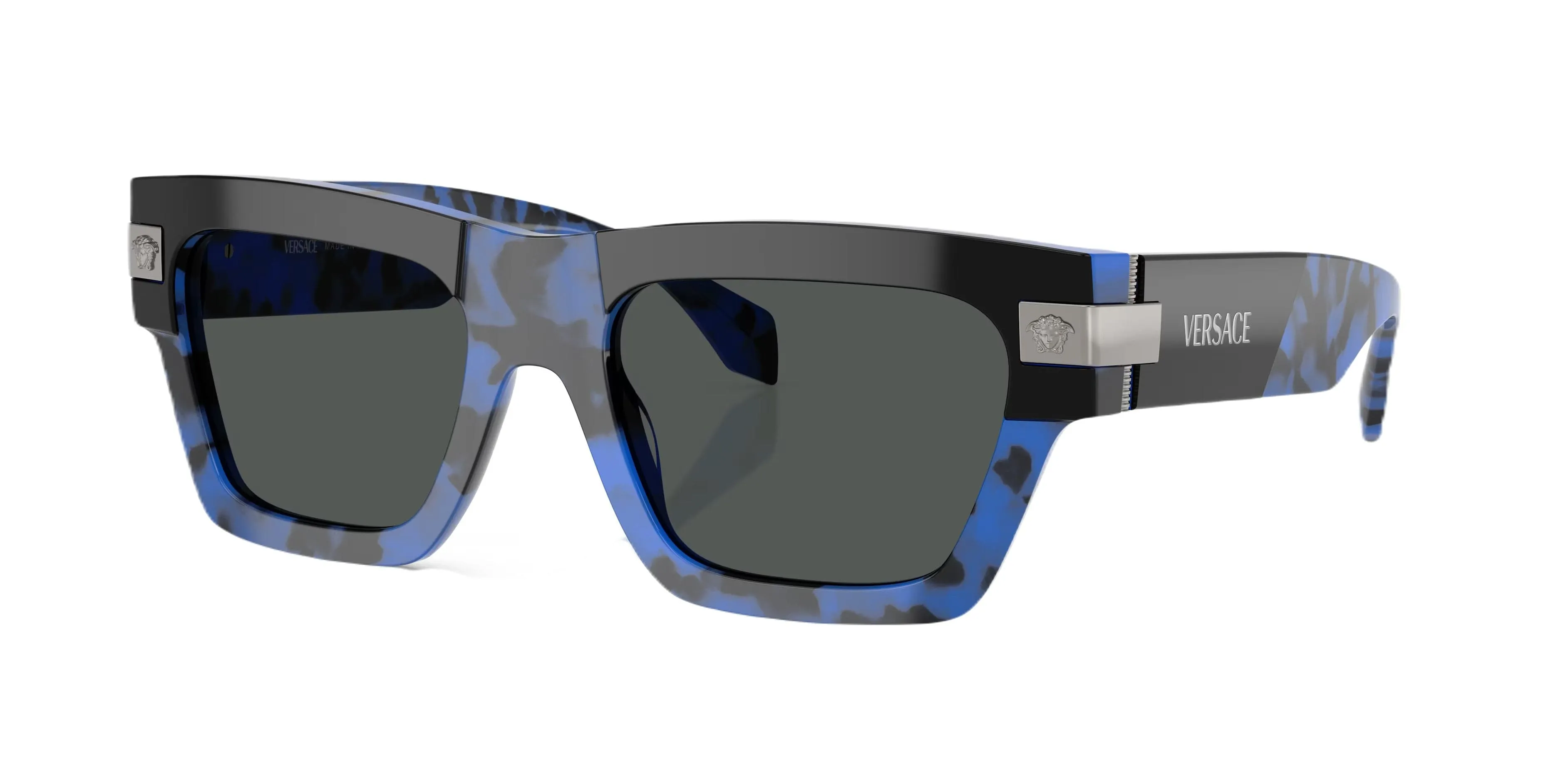 Versace 0VE4464 545887 Havana blue Rectangle Sunglasses